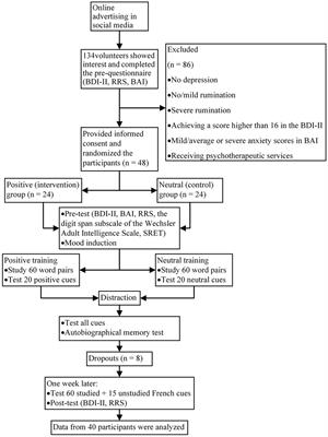 Effectiveness of memory bias modification in reducing depression and rumination symptoms and autobiographical memory bias: a pilot study